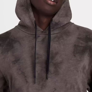 Sweat-shirt à capuche en tricot tie-dye pour homme, coupe ample, décontracté, pour l'automne, avec poche, manches classiques, 100% coton - Product Image 5