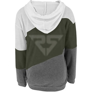 Sudaderas con capucha de tres tonos para mujer, fabricación de Pakistán, ropa informal, sudaderas con capucha lisas de gran calidad para mujer - Product Image 3