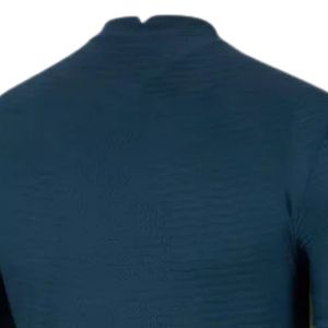 เสื้อฟุตบอลผู้ชายสีน้ำเงินเข้มแบบซับลิเมชั่น แขนสั้น ผลิตจากโพลีเอสเตอร์ เสื้อกีฬาสำหรับทีม ชุดกีฬาเพื่อประสิทธิภาพสูง - Product Image 4