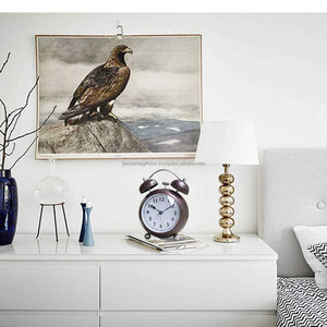 Handmade kim loại <span class=keywords><strong>analog</strong></span> Đồng hồ treo tường với Nickel mạ hoàn thiện vòng hình dạng ưa thích thiết kế chất lượng tuyệt vời cho trang trí nội thất - Product Image 5