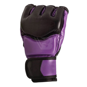 Mens MMA Leather Boxing <b>Gloves</b> Half Finger Thermal Winter <b>Moisture</b> Wicking Durable - Product Image 2