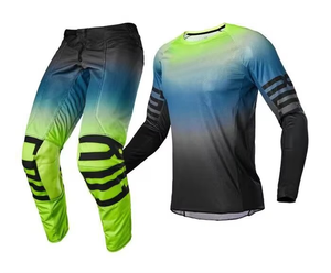 Maillots et pantalons de motocross MX personnalisés de haute qualité pour adultes, imprimés, grande taille, % polyester, vente en gros, pour moto tout-terrain - Product Image 2