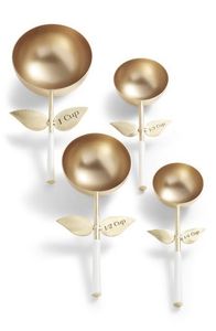 Ensemble de couteaux à fromage élégants avec manche en feuille d'or, en acier inoxydable poli miroir, couverts de mariage, best-seller, cuillère en acier inoxydable doré - Product Image 3