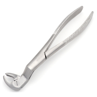 Pince d'extraction Routurier à mâchoire angulaire gauche, instrument d'exodontie dentaire en acier inoxydable chirurgical
