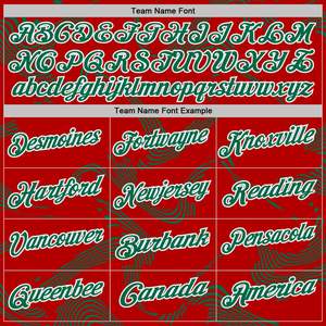 Polo personnalisé sublimé pour homme, motif rouge et vert, anti-transpiration, manches courtes, coupe classique, vêtements de football, maillot d'équipe - Product Image 5