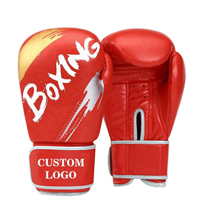 Custom Logo Leather Boxing Gloves Wholesale Durable Non-Slip Training Gloves for Adults Martial Arts Gym - Product Image 6