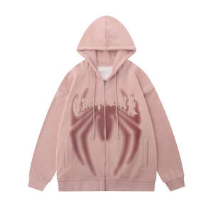 เสื้อฮู้ดดี้สตรีทแวร์สั่งทำขายส่ง ผ้าฝ้าย 100% พรีเมียม ยูนิเซ็กส์ ผู้ชาย ฤดูหนาว ทรงโอเวอร์ไซส์ มีกระเป๋า หนานุ่ม - Product Image 4