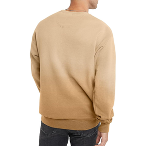 Sudadera de Cuello Redondo para Hombre, Color Sólido, Corte Regular, Tejido de Algodón, Informal, para Otoño - Product Image 3