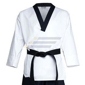 Uniforme de Artes Marciales, Karate y Taekwondo, Ligero, de Algodón, Unisex, para Estudiantes, con Cordón Elástico, Servicio OEM, para Niños y Adultos - Product Image 4