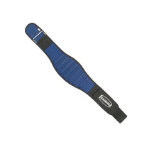 Ceinture de soutien lombaire SAIBRO bleue respirante avec boucle réglable pour la musculation et l'entraînement en force unisexe