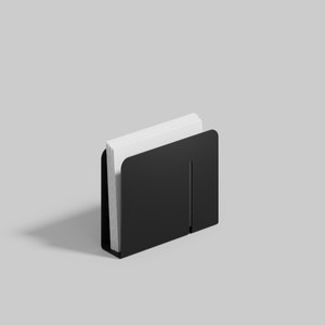Boîte à mouchoirs en plastique noir moderne de haute qualité, design autoportant pour utilisation sur table - Product Image 5