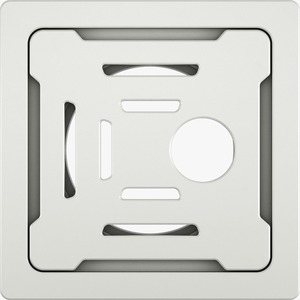 Hot Square Floor <b>Drain</b> White Ceramic <b>Bathroom</b> Water Linear Tile Insert Shower <b>Drain</b> With Full Body Material 150*150 mm - Product Image 1