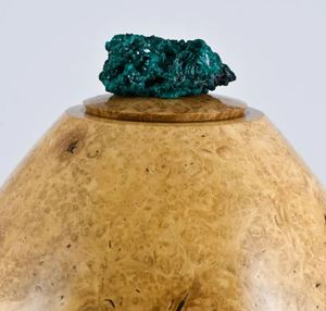 Cremation Urn for Human Ashes, Decorative Brass Urn for Adults, Large <b>Memorial</b> Urn, Golden Tree Engraving Urn with Velvet Bag - Product Image 4