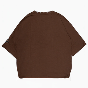 T-shirt d'été pour hommes en gros, style streetwear, en coton épais, délavé à l'acide, vintage, uni, coupe oversize, rétro, effet minéral - Product Image 4