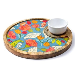 Tazón Redondo de Madera de Gran Tamaño, Tazón de Madera de Acacia para Frutas y Ensaladas, Tazón para Servir Hecho a Mano de Calidad Superior, Proveedor de la India - Product Image 4