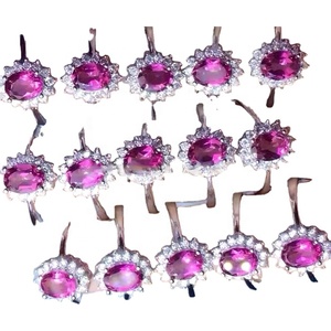 925 Anello <span class=keywords><strong>di</strong></span> <span class=keywords><strong>Ametista</strong></span> Tourmalinea <span class=keywords><strong>anelli</strong></span> Per La Signora - Product Image 2