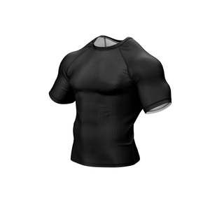 Custom Short <b>Sleeve</b> Rashguard Surf MMA BJJ Jiu Jitsu Front Design Your Own Compression Shirt Sublimated Martial Arts Wear - Product Image 4