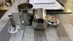 Wholesale Stainless Steel Indoor/Outdoor Trash <b>Bins</b> Competitive Quantity Prices for Ash Can Dustbin & Standing Storage Waste <b>Bin</b> - Product Image 5