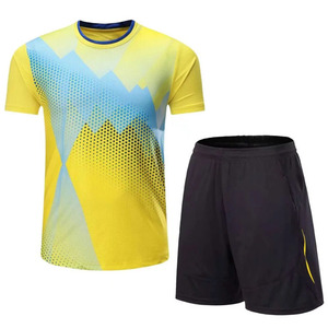 Vêtements de tennis en maille légère à sublimation, maillots de badminton, uniformes pour hommes, tenue de tennis, vente chaude - Product Image 3