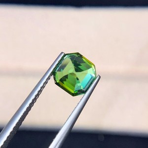 Anillo de turmalina verde natural, piedra preciosa suelta, turmalina facetada, cristal de turmalina para joyería - Product Image 3