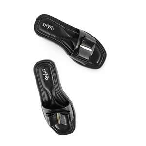 Sports formels noirs pour pantoufles PU0473 - Product Image 1