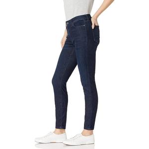Jeans de Mezclilla de Cintura Alta y Pierna Ancha para Mujer, Corte Holgado, Lavado Claro, Largos, Casuales, Vintage, Verano, Spandex/Algodón, Transpirables - Product Image 2