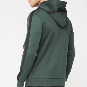 New Arrival Homme Men's Trainingsanzug Side Stripe Tracksuit With Drawstring Culaith Spoirt Pullover Hooded Sweatsuit - Product Image 1