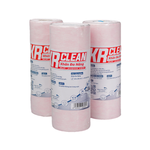 KrClean Non Woven Roll Wipes Vietnam Direct Supply High Quality Multi Purpose <b>Kitchen</b> Towels Absorbent Plain 1kg Cleaning <b>Cloth</b> - Product Image 1