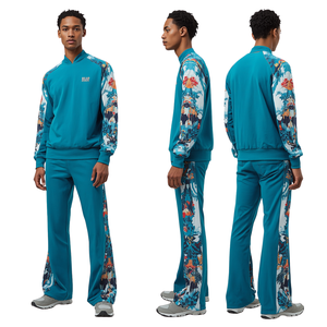 Conjunto Deportivo de Hombre con Estampado Gráfico en Movimiento, Ropa Casual de Moda Urbana, Superventas - Product Image 3