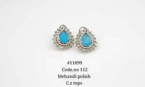 Pendientes de tuerca 11899 con circonita cúbica, diseño de halo marquesa y engaste de garra, joyería llamativa y brillante para fiestas y bodas - Product Image 2