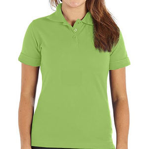 Nueva Llegada, Camiseta Polo Casual Premium 100% Algodón para Mujer, Diseño Personalizado, Mangas Cortas, Multicolor, Logotipo Frontal de Alta Calidad BD - Product Image 5