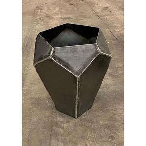 Maceta de acero corten rústica para exteriores, jardinera de forma irregular, contenedor para plantas de jardín, cubo de metal rústico para granja - Product Image 6