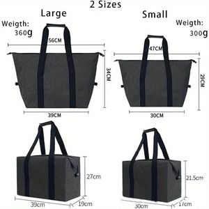 Grande borsa termica pieghevole da 5,28 galloni - Product Image 1