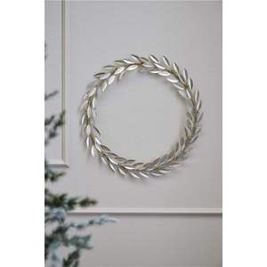 Guirnalda de Hojas Metálicas Galvanizadas Rústicas, Hecha a Mano, Estilo Shabby Chic, Decoración Navideña para Pared - Product Image 4