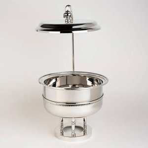 Ollas Redondas de Metal con Alambre Plateado para Almacenamiento de Alimentos, Olla Caliente para Hoteles y Bodas, Calentador de Alimentos, Ollas Calientes de Malla para Buffet - Product Image 2