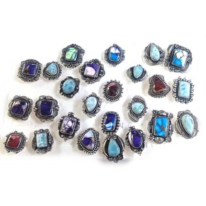 Wholesale Mix <b>Ring</b> Lots Antique <b>Silver</b> Plated Mix Gemstone Assorted <b>Rings</b> Hippie <b>Rings</b> Handmade Jewelry <b>Ring</b> for <b>Man</b> and Womans - Product Image 3