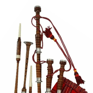 Baguettes écossaises pour enfants en bois de rose naturel, couleur unie, avec impression de logo personnalisé - Prêtes pour l'entraînement et la performance - Product Image 5