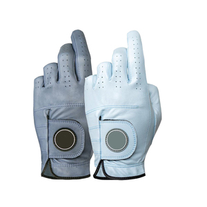 Guantes de Golf de Cuero Genuino de Primera Calidad, Transpirables, Impermeables, Antideslizantes, para Uso Deportivo, Servicio OEM Personalizado para Unisex - Product Image 1