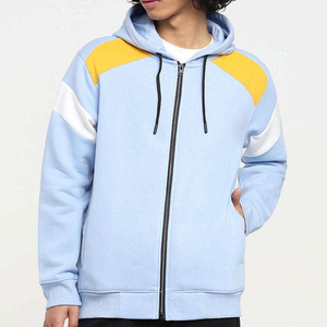 Ventes en gros de sweats à capuche unisexes légers avec fermeture éclair, vêtements d'hiver respirants avec fermeture éclair intégrale et sweats à capuche - Product Image 4
