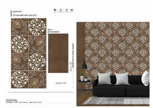 Modern Style <b>Matt</b> Glazed Porcelain <b>Floor</b> Tiles 8mm Thick 600x1200 Slabs for Interior Room and Apartment Decoration - Product Image 3