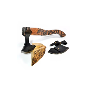 Hache de Bûcheron en Acier Carbone de Haute Qualité Prime Crafts International, Manche en Bois Personnalisé, pour Camping et Bushcraft en Extérieur - Product Image 3