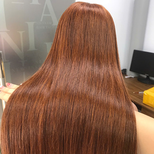 Meilleur prix Super cheveux doublement étirés de qualité supérieure cheveux raides couleur brune personnaliser perruque vietnamienne cheveux humains bruts/vierges - Product Image 6