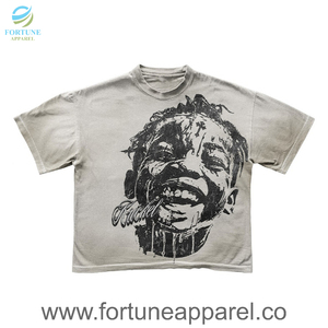 T-shirt décontracté pour homme, 100% coton blanc uni, col rond, manches courtes, respirant, écologique, de haute qualité, Fortune, nouvelle collection été 2021 - Product Image 5