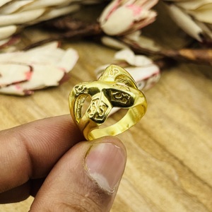 Market Favorite Brass <b>Cross</b> <b>Ring</b> Boho Infinity <b>Rings</b> Women Brass <b>Ring</b> Women 18k Gold Plated Tribal <b>Cross</b> Jewelry Wholesale/OEM - Product Image 5