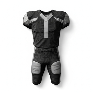 Uniforme de Fútbol Americano de Alto Rendimiento, Personalizado con Impresión Sublimada, Poliéster que Absorbe la Humedad, Uniforme de Fútbol para Hombre - Product Image 1