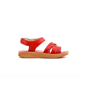 Sandalia informal con tacón rojo para niñas KD7813 - Product Image 3