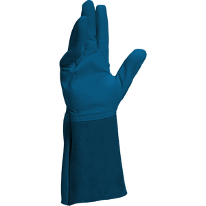 Gants de soudage TIG en cuir de vachette pleine fleur doublés de coton, résistants à la chaleur, pour la sécurité industrielle et la protection des mains en cas d'incendie - Product Image 3