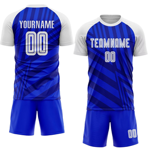 Custom Soccer Uniform 100% Polyester Quick Dry Breathable Jersey Shorts Set Heat-Transfer Printing for Unisex Adult Team - Product Image 3