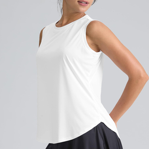 Athletic Fit Womens Yoga Tops Customizable <b>Stretch</b> Fabric Gym Shirt Lightweight Activewear For Training And Yoga Sessions - Product Image 2