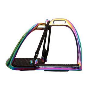 Estribos de cuero floral con incrustaciones de turquesa estilo western para equitación y carreras ecuestres, casco de equitación, caballo - Product Image 3